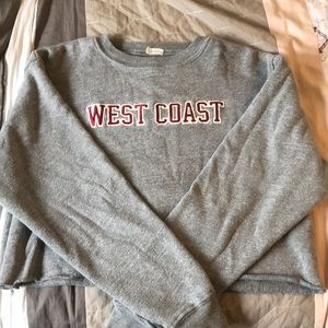 Brandy Melville- John Galt Cropped Sweatshirt